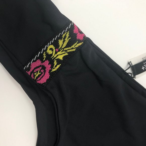 TAVIK Bouquet Black Bikini Bottom👙Sz S - Picture 7 of 7